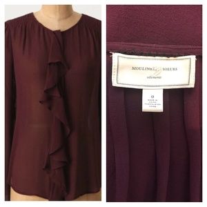 Moulinette  Soeurs blouse "Cascade Ranges” Sz. 0